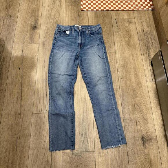 Madewell High-Rise Slim BoyJean Size 28 Tall - Picture 1 of 4